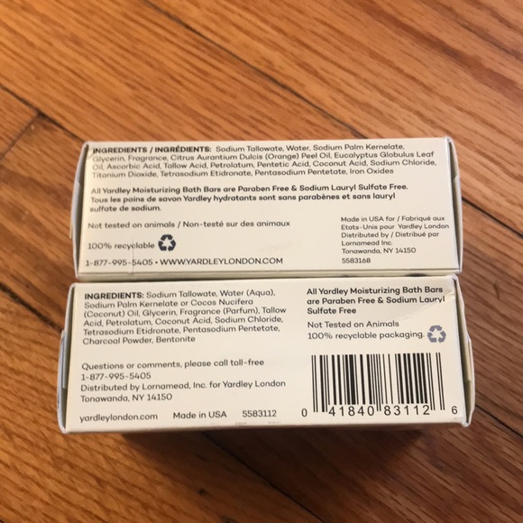 Yardley 2X 4.25 oz Charcoal & Mandarin & Ginger - Picture 3 of 4